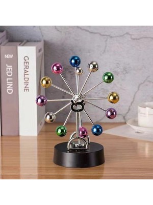 Keyfim Shop Newton Balans Renkli Denge Topu