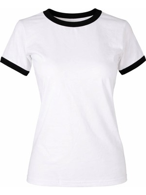 Trender Basic Biyeli O Yaka  Kadın T-Shirt 26YDT1000001