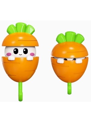 Store Mania Ieg™ Havuç Tasarımlı Otomatik Açılan Yapışkanlı Askı ()