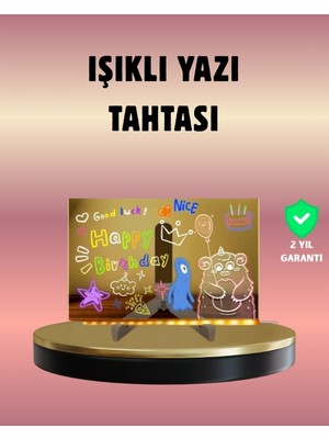 Balkan Grup USB Bağlantılı LED Akrilik Çizim ve Not Tahtası