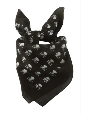 SiHako Kuru Kafa Desenli Bandana 50*50