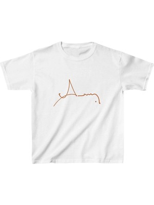 Hsc Bilişim Çocuk Baskılı T-Shirt - Beyaz