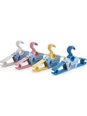 Go İthalat 6 Parça  Pls.boncuk Çocuk Elbise Askı (5491)