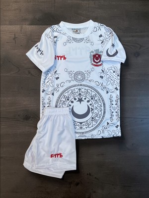 North Stand Özel Tasarım Türkiye Bozkurt Çocuk Forma T-Shirt
