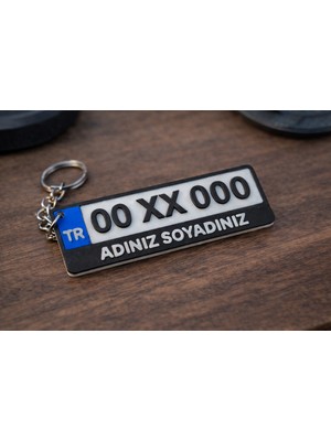 Abenova Kişiye Özel Plaka Anahtarlık | Isim Yazılı Araç Plaka Anahtarlık