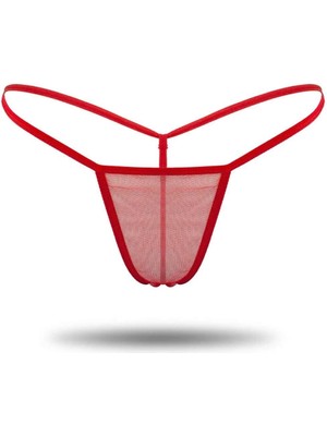 Toyigoo Kırmızı Tül Tanga TM1115