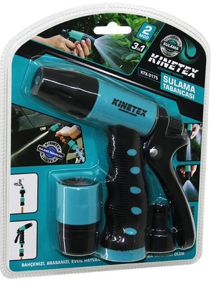 Go İthalat 3ın1 - 2 Mod Sulama Tabanca Seti 1 - Tabanca - 2 - Bağlantı Aparatı (5250)