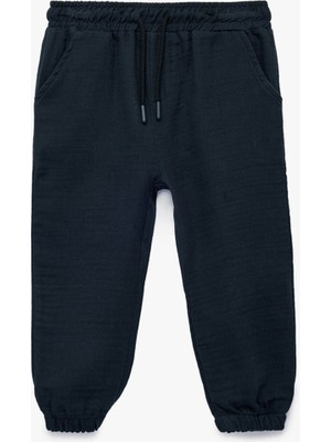 Koton 26YY59000378 Lacivert Erkek Bebek Pantolon 6SMB40023TW