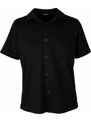 Trender Modal Siyah Erkek Gömlek 26YSS9000033