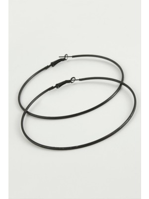 Zero Land Streozd Ince Boru Metal Halka Küpe 8-9-10 Cm-9 cm