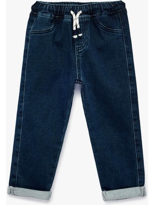 Koton 26YY59000376 Koyu Indigo Erkek Bebek Jean Pantolon 6SMB40007TD
