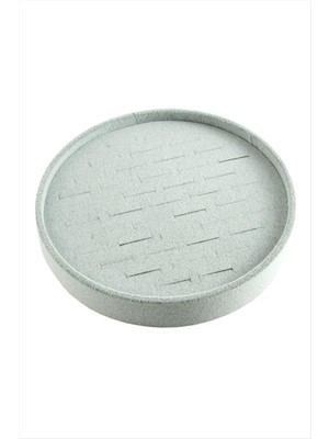 Zero Land Streozd Yuvarlak Ahşap Anfora Kumaş Yüzüklük 20 Cm- Pembe