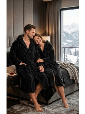 Packho Welsoft Unisex Sabahlık Battaniye - Uzun Kapüşonlu Peluş (1 Adet)