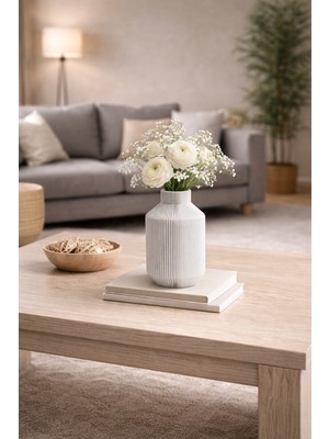 Abenova Modern Minimalist Pileli Dekoratif Vazo