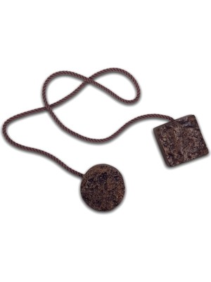 Alesta Home Alesta Home Metal Kare Mıknatıslı Perde Tutucu Magnet 4x48cm