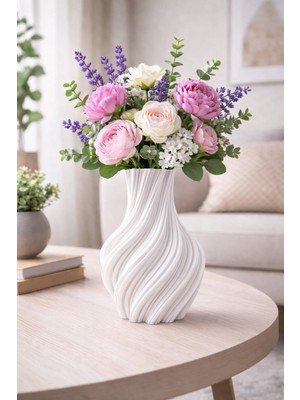 Abenova Modern Burgu Dekoratif Vazo