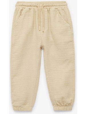 Koton 26YY59000378 Bej Erkek Bebek Pantolon 6SMB40023TW