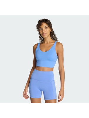Adidas Performance HZ0873 3 Stripes Studio All Me Light Support Bra