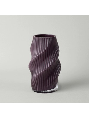 Linens Lenzy 17X17X29 cm Vazo Mürdüm