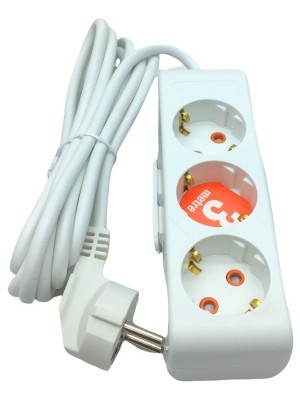 E-Bulurum 3lü 3mt.uzatma Kablo Grup Priz (5067)