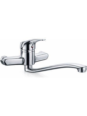 Akçay Duvardan Aç Kapa Aplike Mix Krom Mutfak  Bataryası