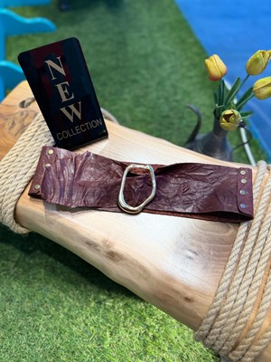 Yılday Gür Butik Edith El Yapımı Deri Kemer - Standart Beden