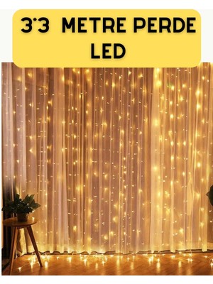 Balkan Grup Şelale Tasarımlı Perde LED – Düğün ve Özel Gün Işıkları