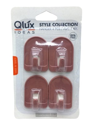 E-Bulurum 4 Parça  Mirage Kubbeli Yapışkan Askı (5067)