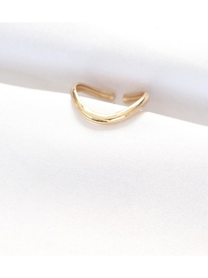 Balkan Grup Yassı Gold Renk Ayarlanabilir Yüzük