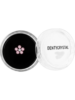 Generic Dentycrystal Diş Pırlantası Pembe Papatya Desenli (Avusturya Kristallerinden Oluşturulmuş Özel Set )