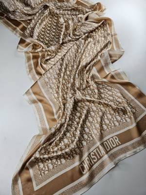 Miorel Scarfs CD Tema Yeni Sezon Vual Ipek Şal Premium Fular Silk Scarfs Shawl Hijab