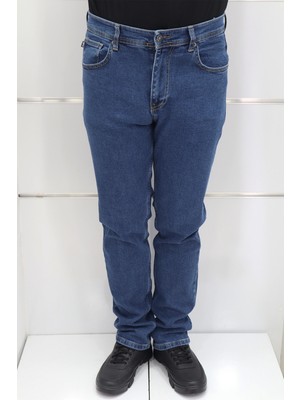 Denim Cartel Fistan Store Erkek Yüksek Bel Normal Kesim Boru Paça Battal Jean Pantolon