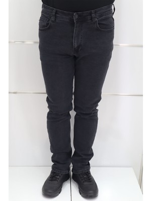 Denim Cartel Fistan Store Erkek Yüksek Bel Normal Kesim Boru Paça Battal Jean Pantolon