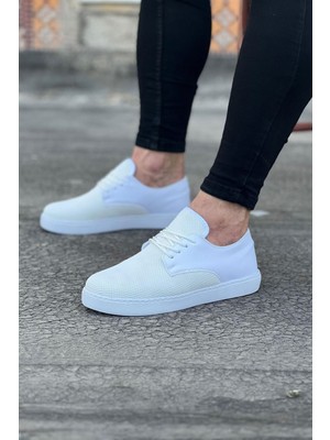 Decostyle Beyaz Triko Erkek Casual Ayakkabı
