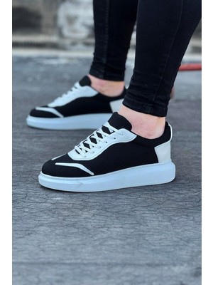 Decostyle Siyah Beyaz Triko Erkek Casual Ayakkabı