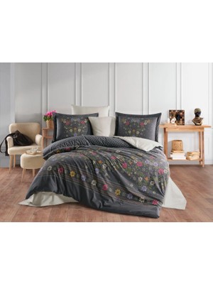 Decostyle Çift Kişilik Poplin Nev Clarice Gri