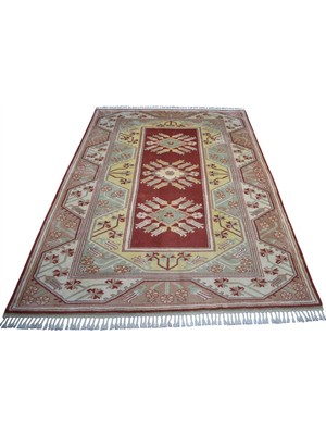 Zehra Abla Halı Yeni El Dokuma 6m2 Zarif Çiçekli Modern Bozalan Milas Yün Halı 7115