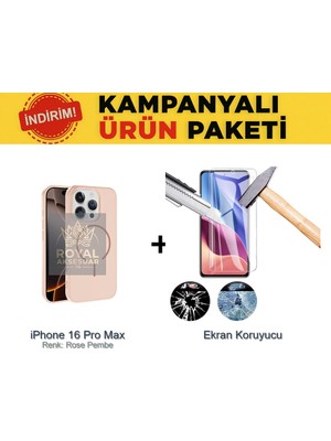 Techno Guru iPhone 16 Pro Max Magsafe Kılıf ve Ekran Koruyucu Içerikli Ekonomik Paket
