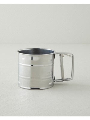English Home Steel Master Paslanmaz Çelik Un Eleği Mutfak Gereci 10.5 cm Gri