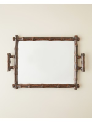 English Home Alvin Polyresin Dekoratif Tepsi 32X46 cm Kahve