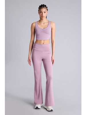 DeFacto Flare Fıt Ispanyol Paça Standart Boy Sporcu PANTOLON G0755AX26SP