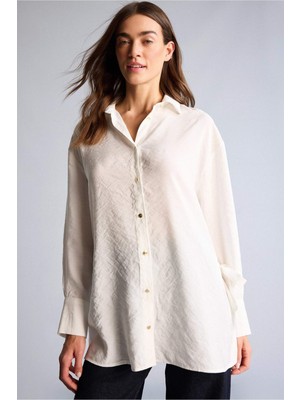 DeFacto Oversize Polo Yaka Gömlek H7304AX26SP