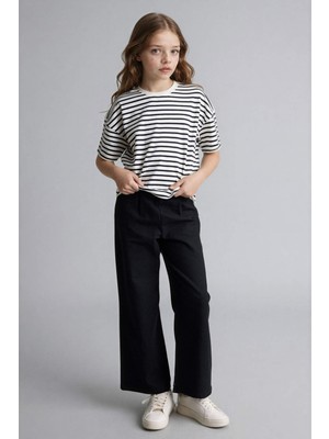 DeFacto Wıde Leg Pamuklu Pantolon Kız ÇOCUK G0608A826SM