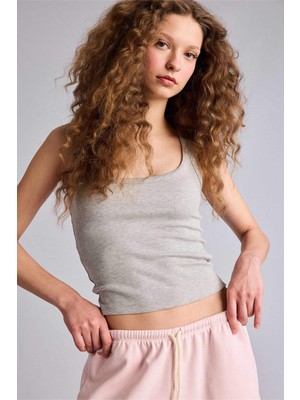 DeFacto Fitted U Yaka Fitilli Kaşkorse Atlet F7818AX26SP