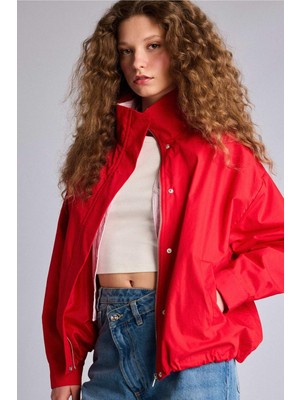 DeFacto Hakim Yaka Tafta Poplin Ceket G9511AX26SP