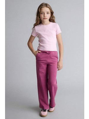 DeFacto Wide Leg Pantolon Kız Çocuk H1094A826SM