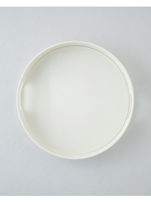 English Home Simplex Metal Tepsi 37 cm Krem