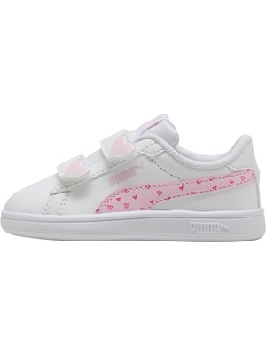 P405639 Puma Smash 3.0 Hearty V Inf Bebek Spor Ayakkabı Beyaz