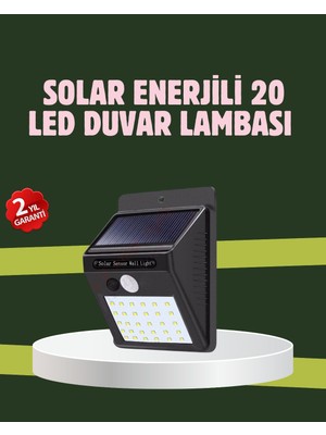 Kablo Gerektirmeyen Solar LED Bahçe Veranda Işığı