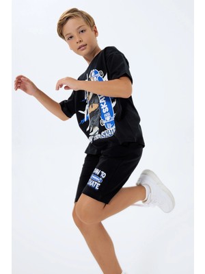 Gecem Giyim Rolypoly 3733-G Erkek Garson Bermuda Takım